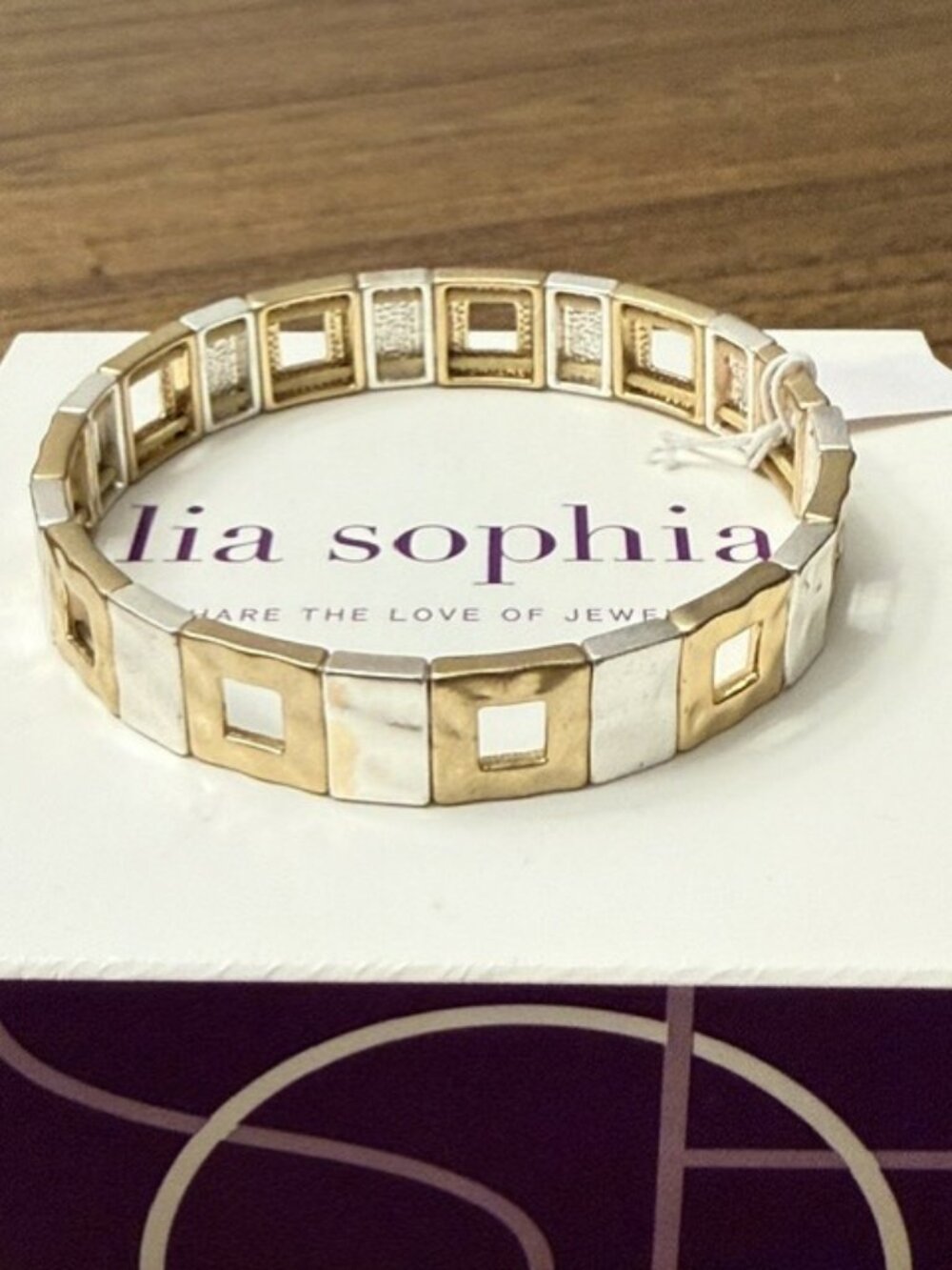 Lia Sophia "RHYME & REASON" Stretch Bracelet